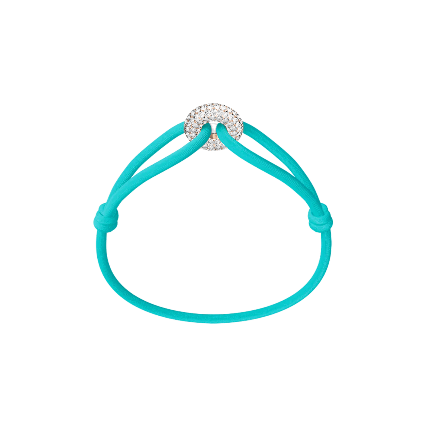 Rose Soho Pavé Cord Bracelet