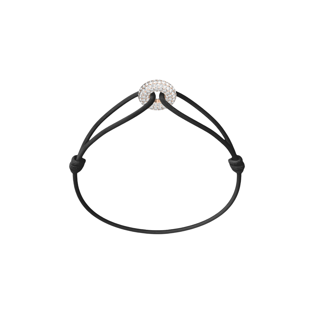 Mini Rose Soho Pavé Cord Bracelet