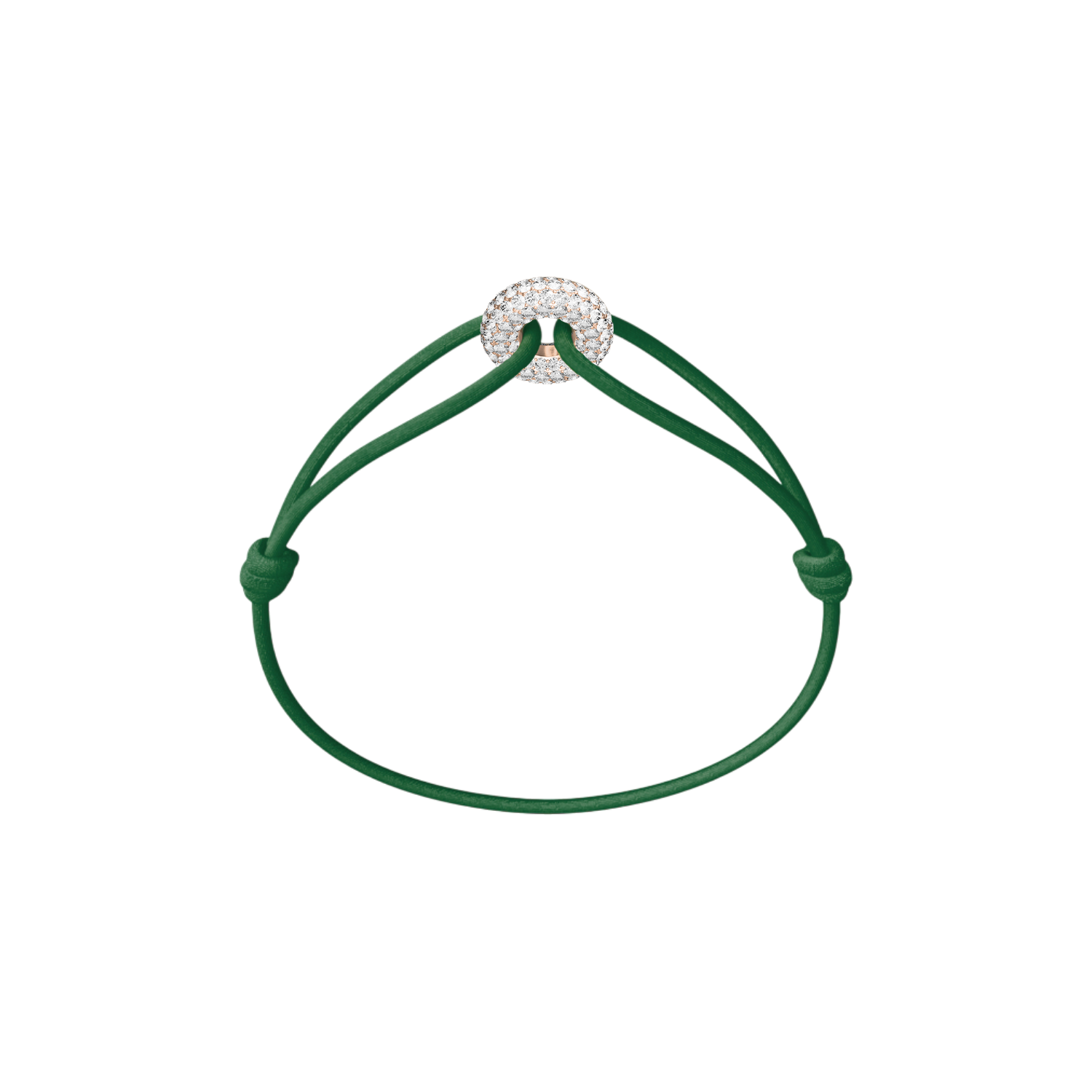 Mini Rose Soho Pavé Cord Bracelet