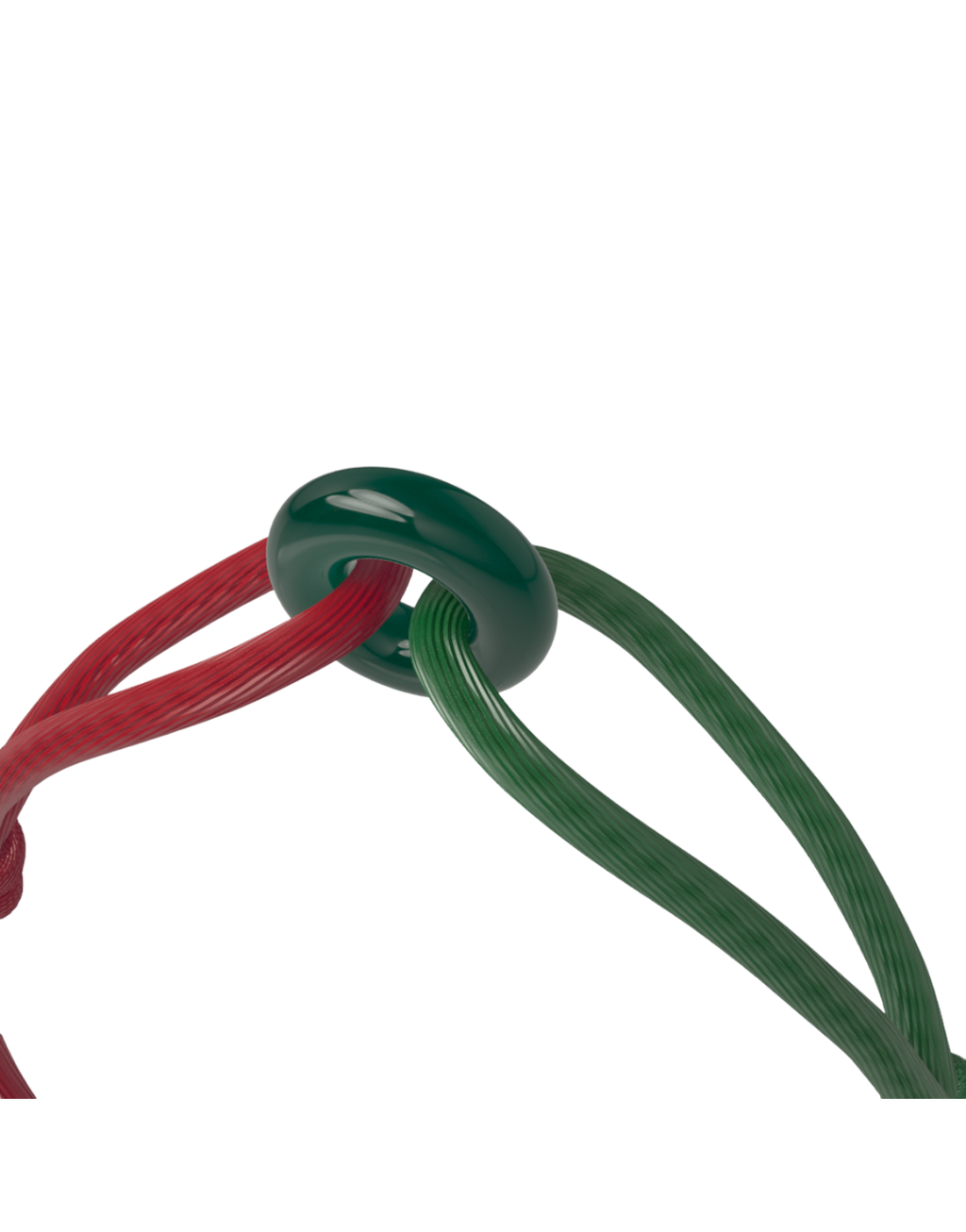 Morocco حمرا_وخضرا# Cord Bracelet
