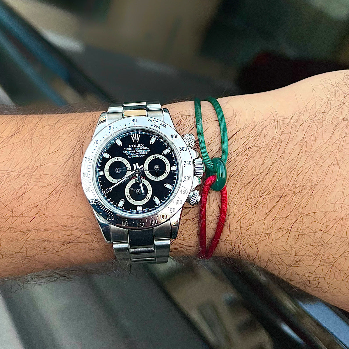 Morocco حمرا_وخضرا# Cord Bracelet