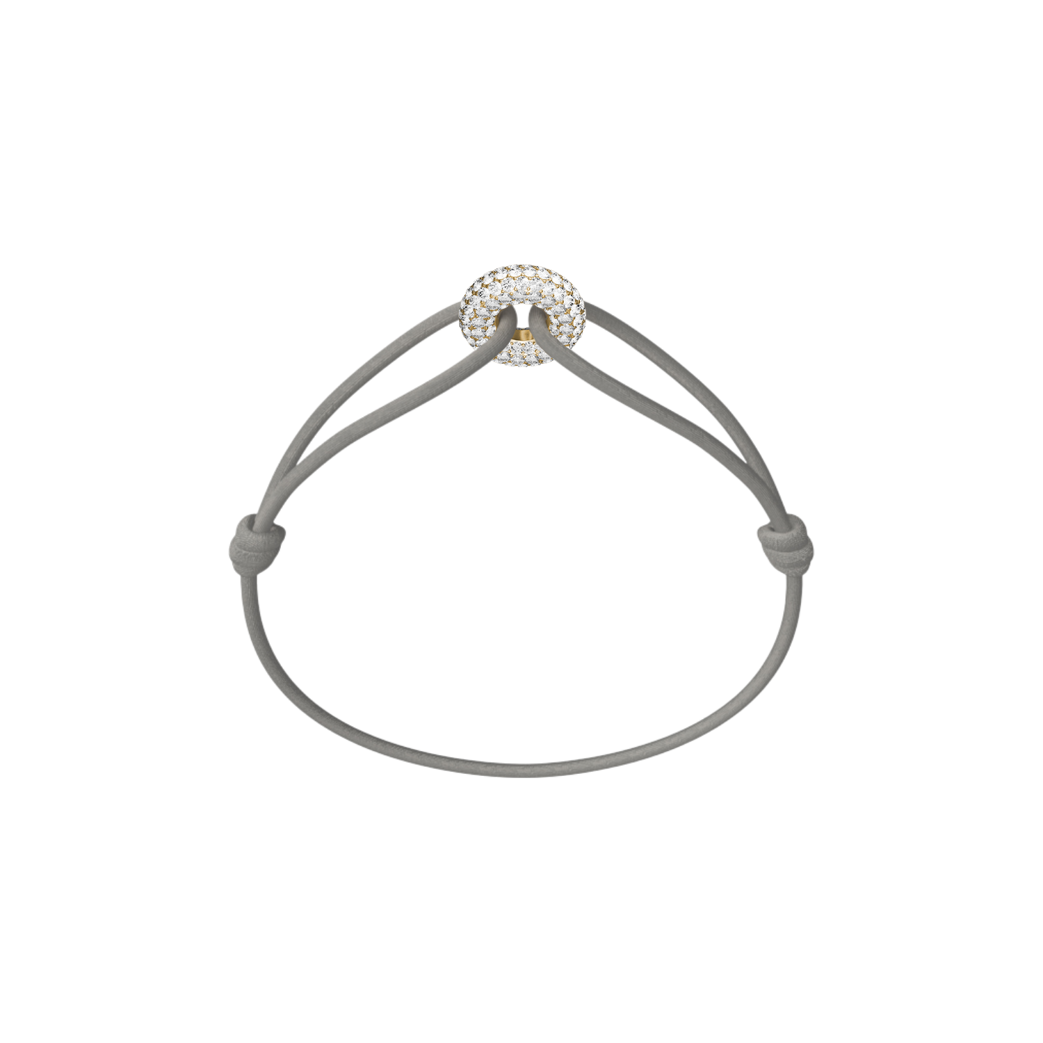 Mini Golden Soho Pavé Cord Bracelet