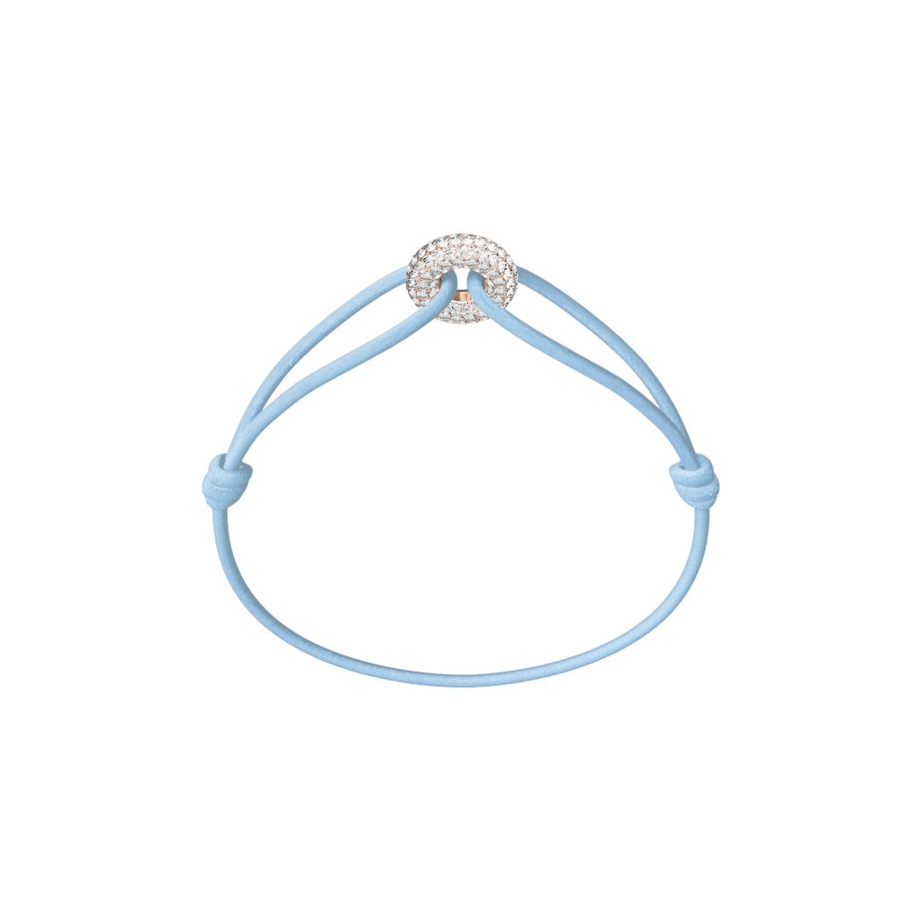 Mini Rose Soho Pavé Cord Bracelet