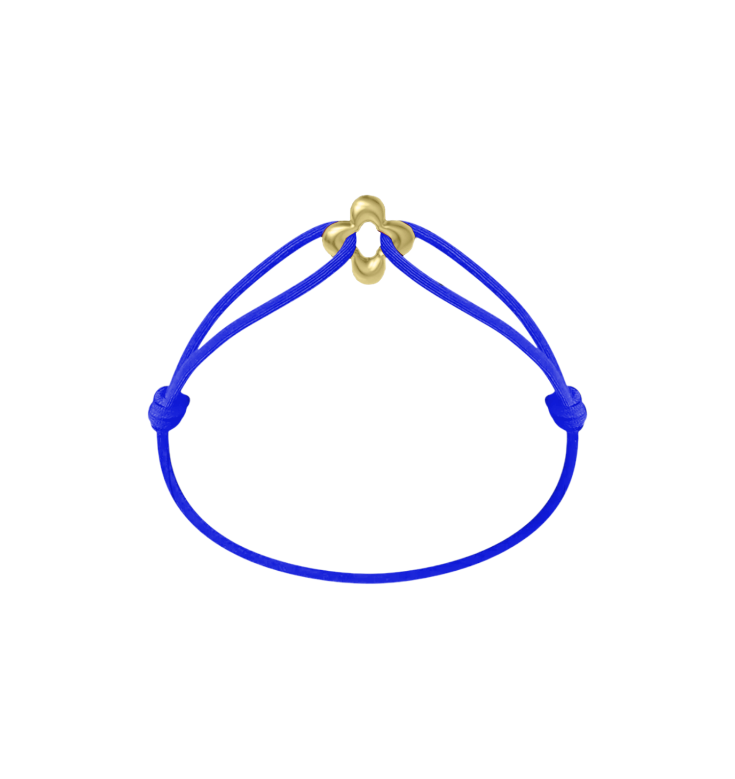 Mini Golden Clover Cord Bracelet