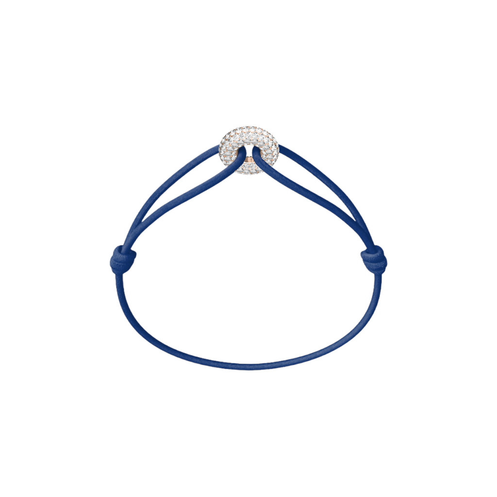 Mini Rose Soho Pavé Cord Bracelet