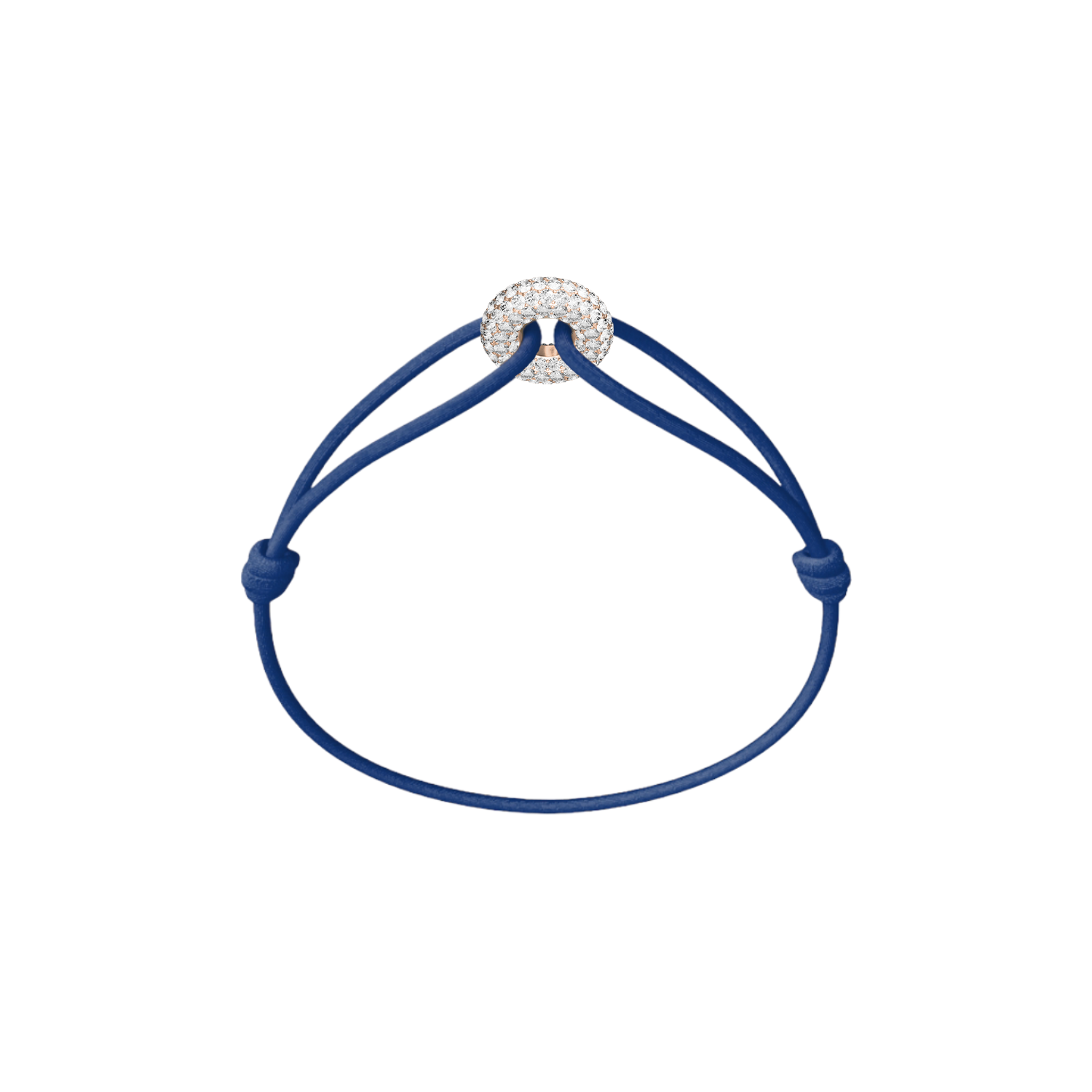 Mini Rose Soho Pavé Cord Bracelet