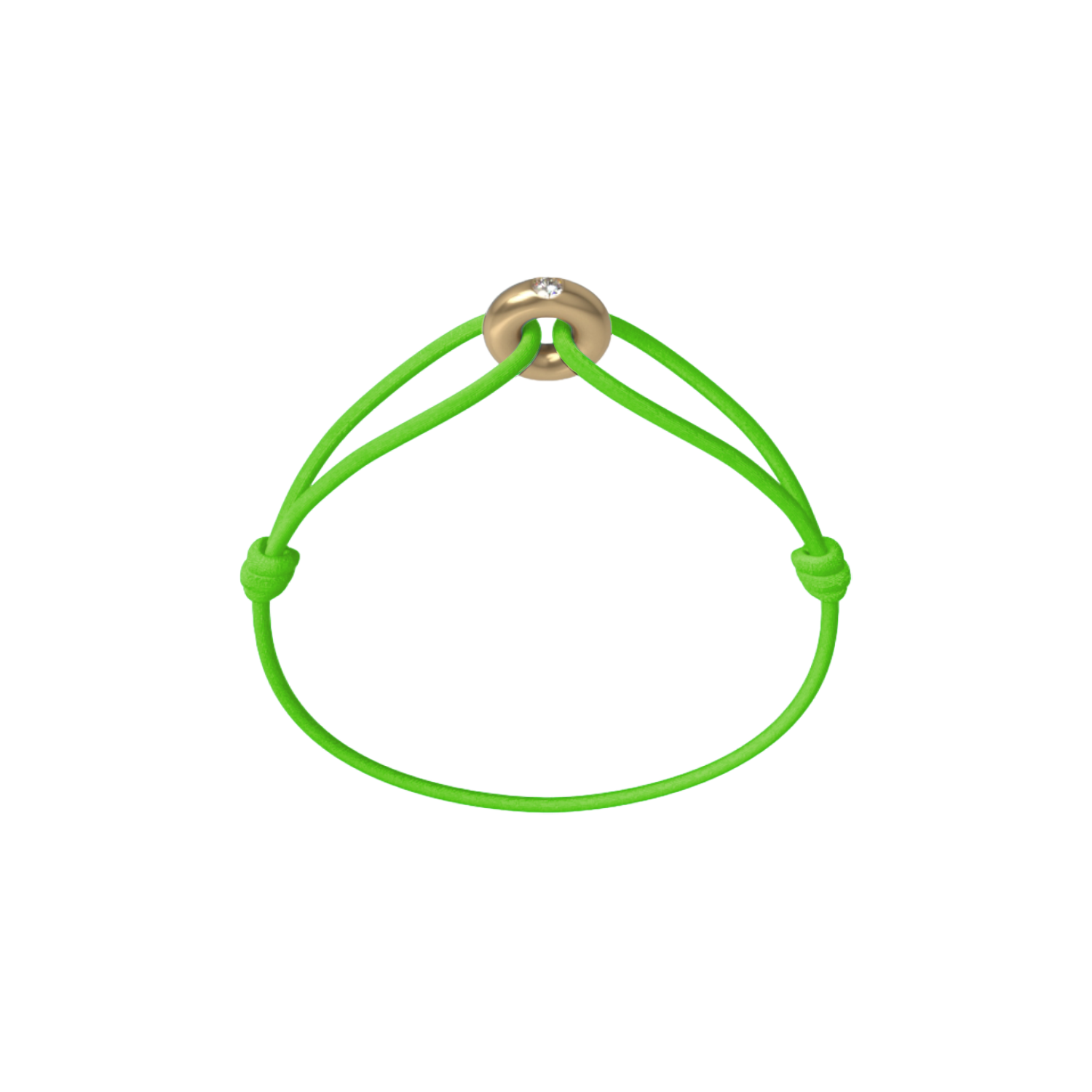 Mini Golden Soho Diamond Cord Bracelet