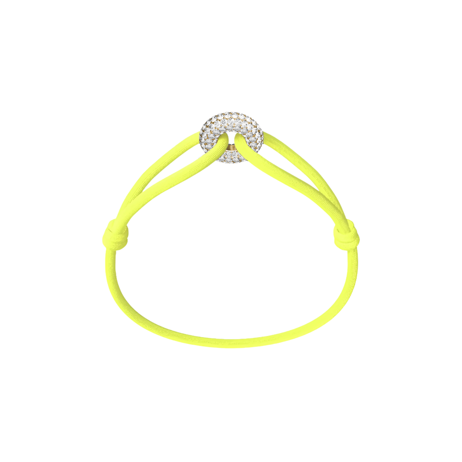 Golden Soho Pavé Cord Bracelet